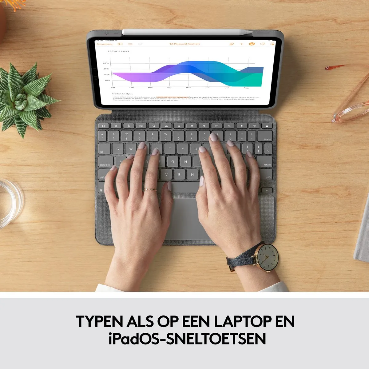 Logitech Combo Touch iPad Pro AZERTY 11