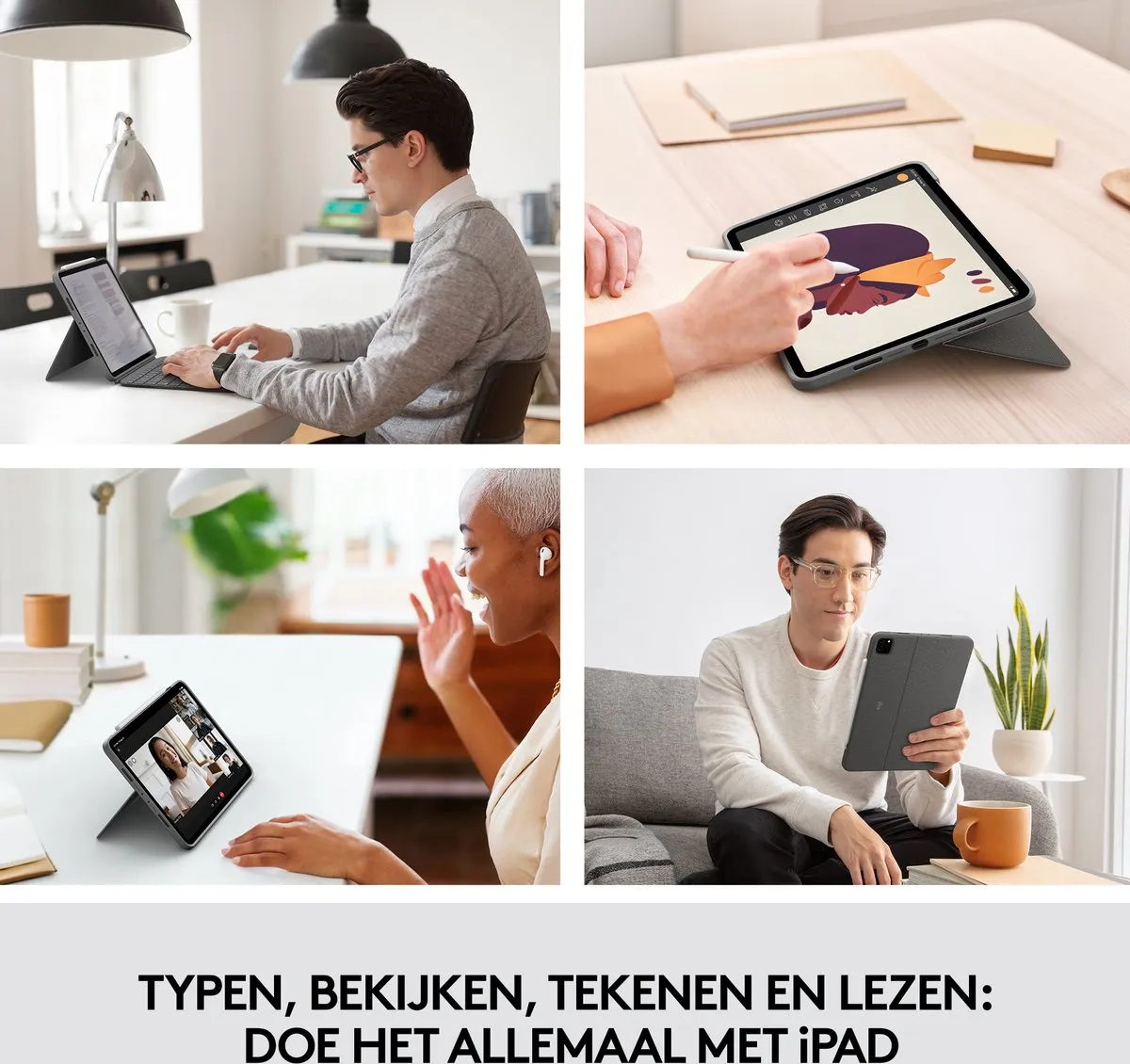Logitech Combo Touch iPad Pro AZERTY 11