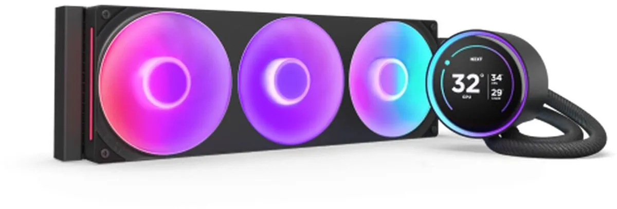 NZXT Kraken Elite 360 RGB RL-KR36E-B2 - 360mm Koelset - Zwart