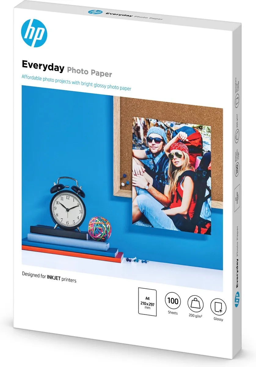 HP Q2510A Fotopapier Everyday A4 200g/m² - 100 Vel