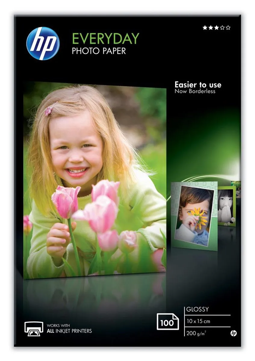 HP Everyday Glanzend Fotopapier CR757A - 100 Vel 200g