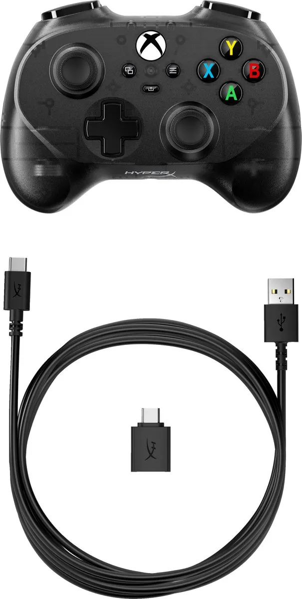 HyperX Clutch Tanto Mini WD Gamingcontroller - Zwart