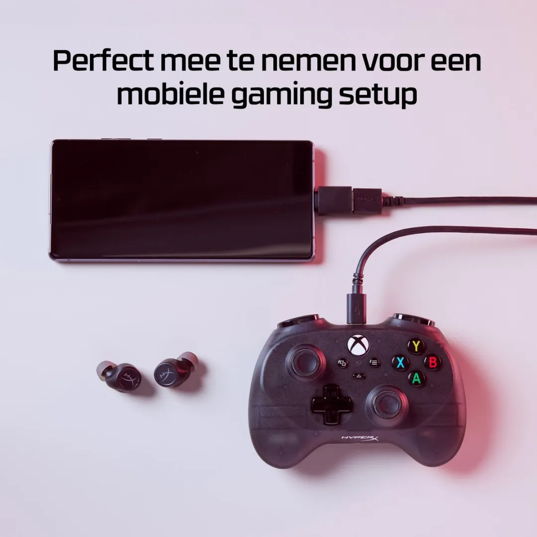 HyperX Clutch Tanto Mini WD Gamingcontroller - Zwart