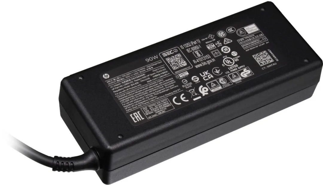 HP 90-Watt Smart Netadapter H6Y90AA - Kleurloos