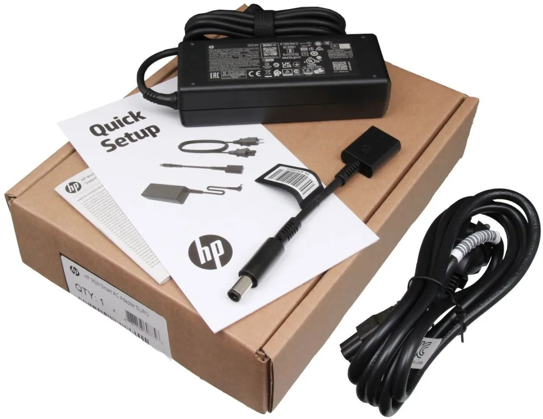 HP 90-Watt Smart Netadapter H6Y90AA - Kleurloos