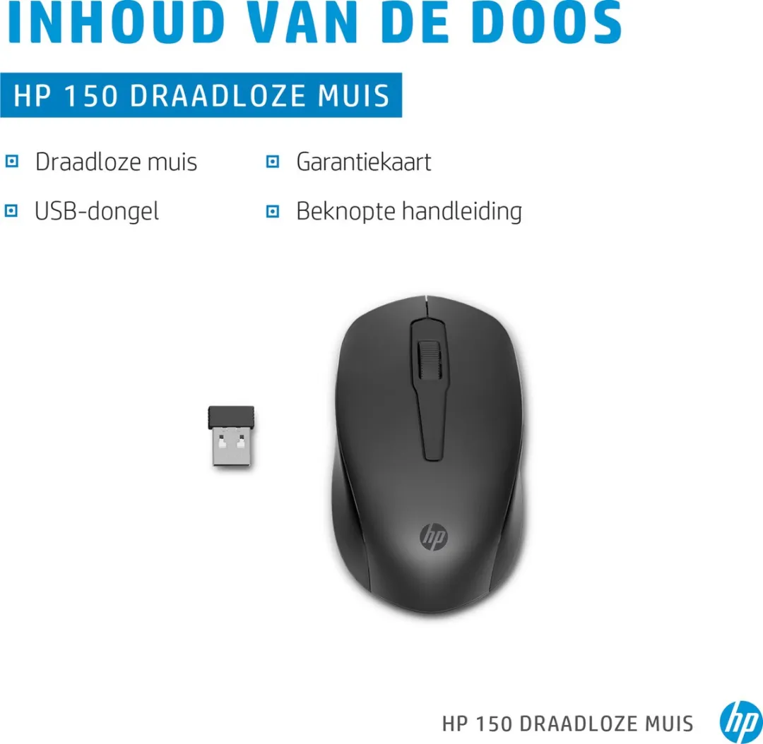 HP 2S9L1AA#ABB Draadloze Muis - 1600 DPI - Zwart