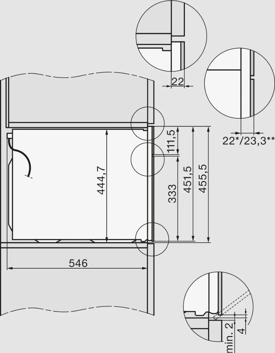 Miele H 7145 BM Inbouwoven 43L Obsidiaanzwart