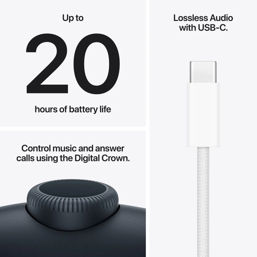 Apple AirPods Max 2 MHWK4ZM/A Over-ear Koptelefoon - Midnight