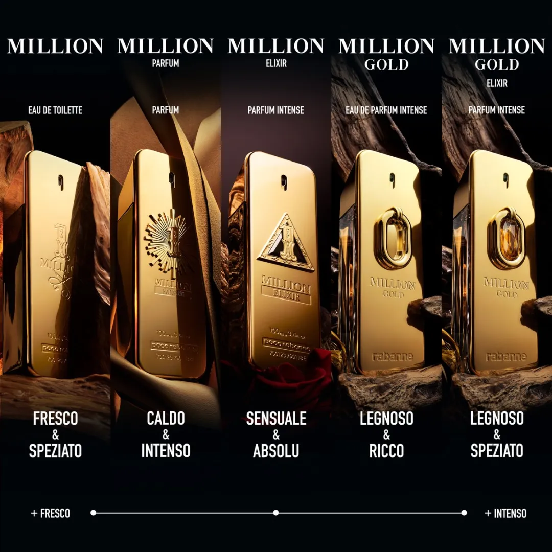 Paco Rabanne Million Gold Elixir Herenparfum 200ml