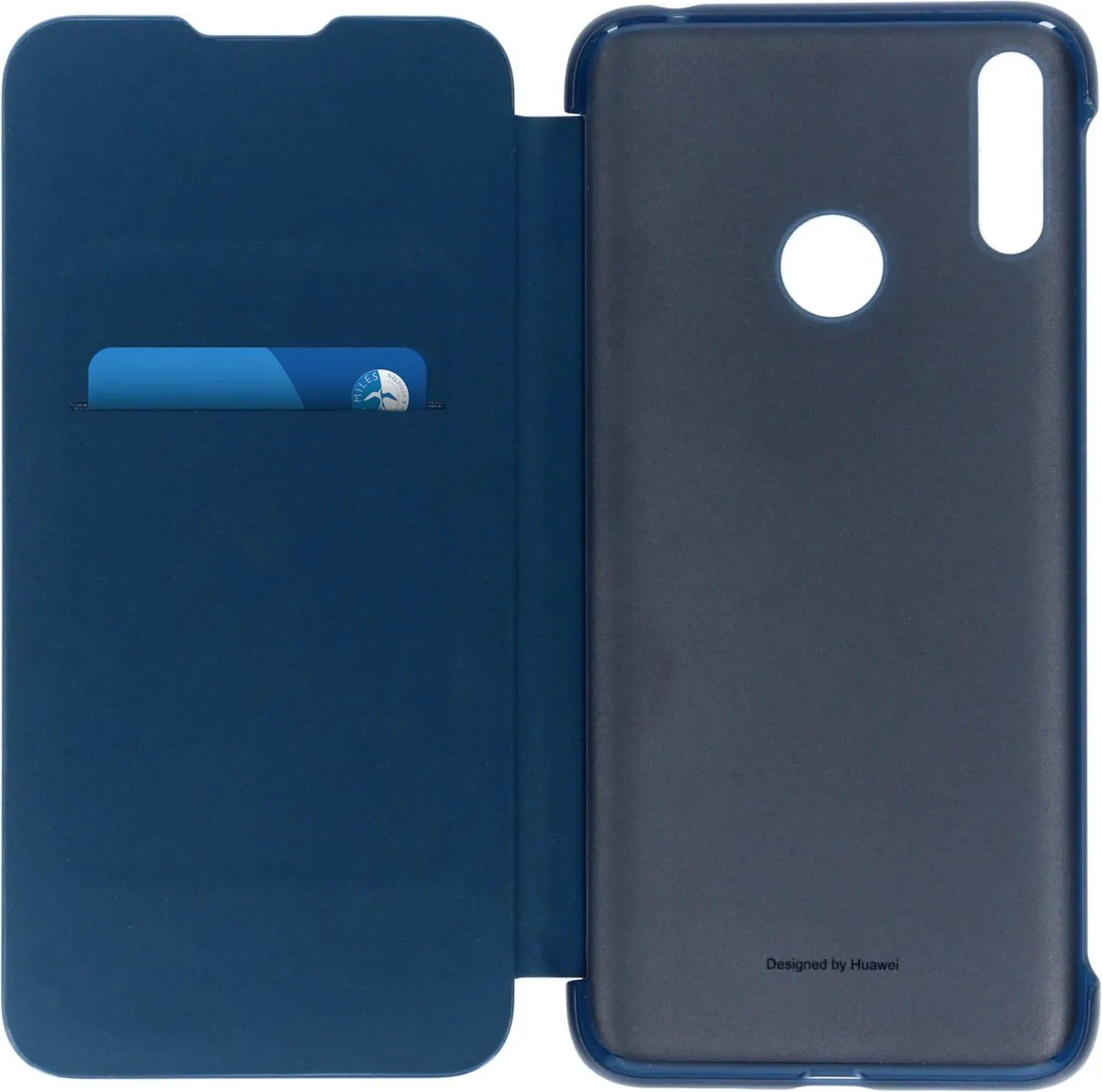 Huawei Y7 2019 Flip Cover - Blauw - 51992903 - afbeelding 6 van 6
