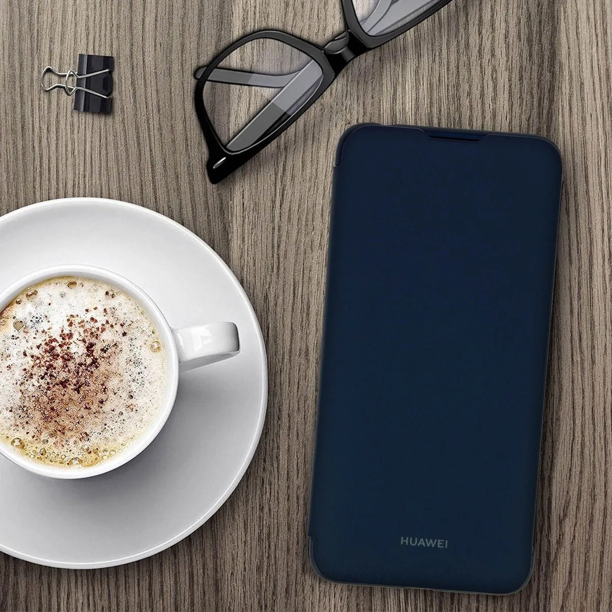 Huawei Y7 2019 Flip Cover - Blauw - 51992903