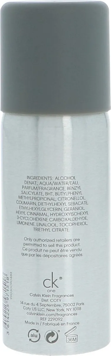 Calvin Klein CK One Deodorant Spray 150ml - afbeelding 6 van 6