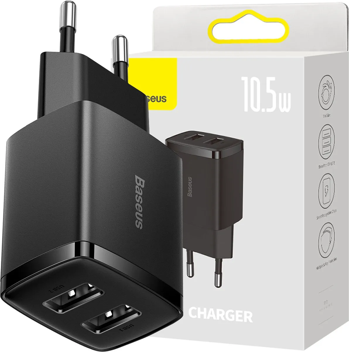 Baseus Adapter 0291 USB 2x 10.5W