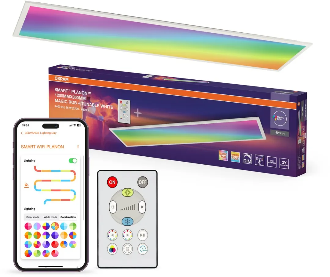 Osram SMART+ WIFI Planon Magic LED Paneelverlichting 36W - RGBW - 2700-6500K