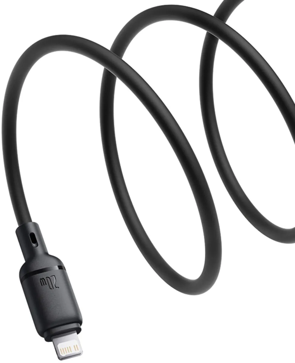 Baseus Silky Series Type-C Opladerkabel 20W 1m - Zwart