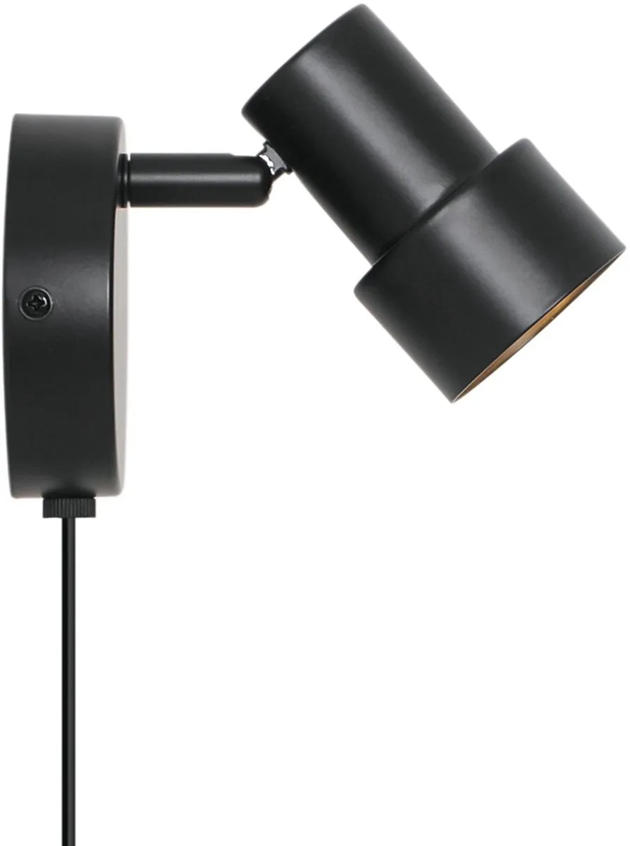 Nordlux Boston Wandlamp GU10 - Zwart