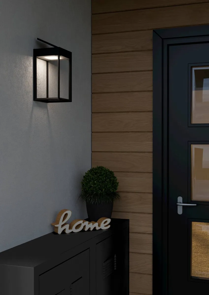Eglo Suzzara Solar Wandlamp LED 25cm - Zwart