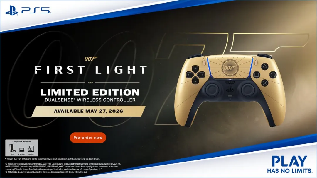 Sony PlayStation DualSense 007 First Light Controller