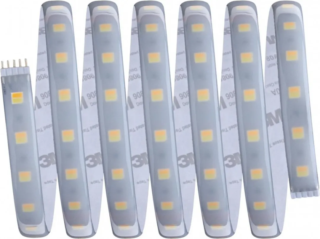 Paulmann LED-strip Uitbreidingsset 24V 2,5m Warmwit - Zilver