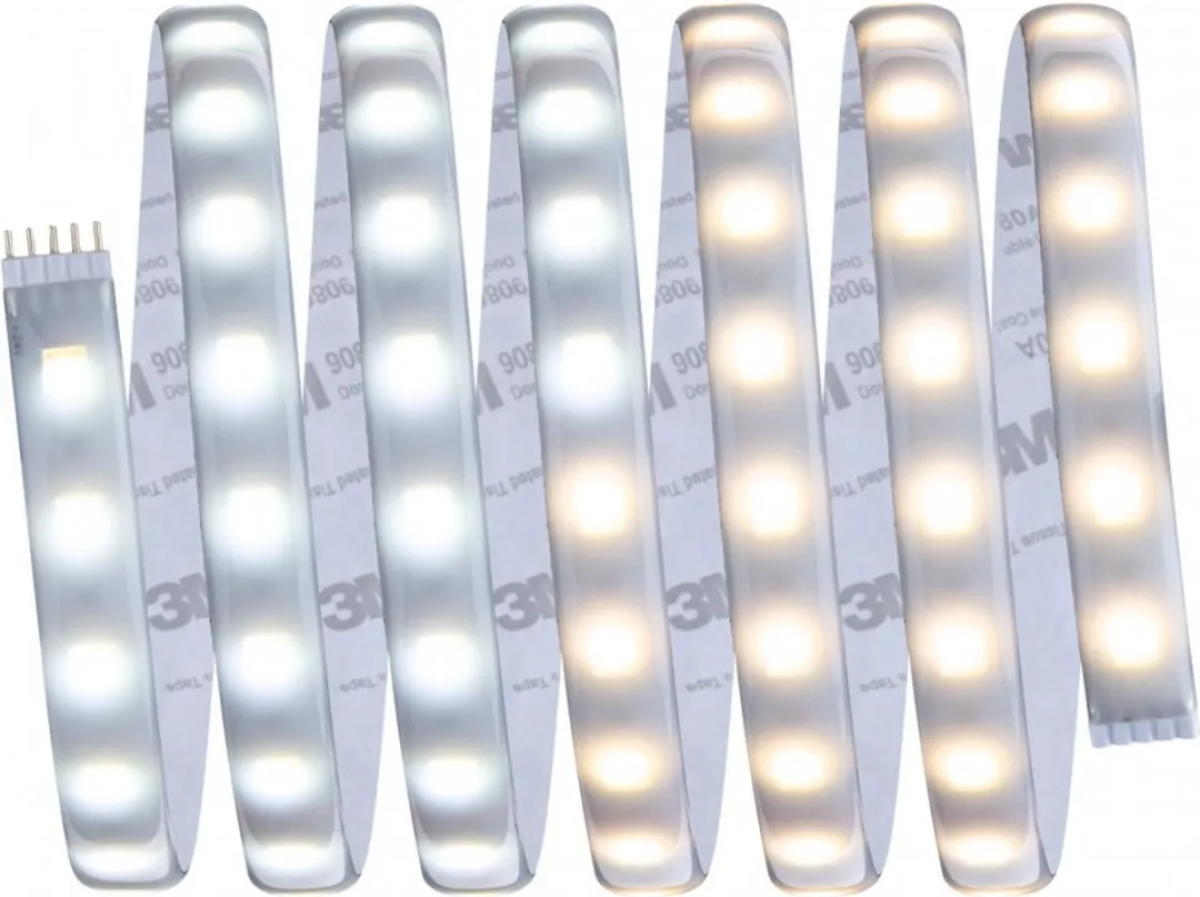 Paulmann LED-strip Uitbreidingsset 24V 2,5m Warmwit - Zilver
