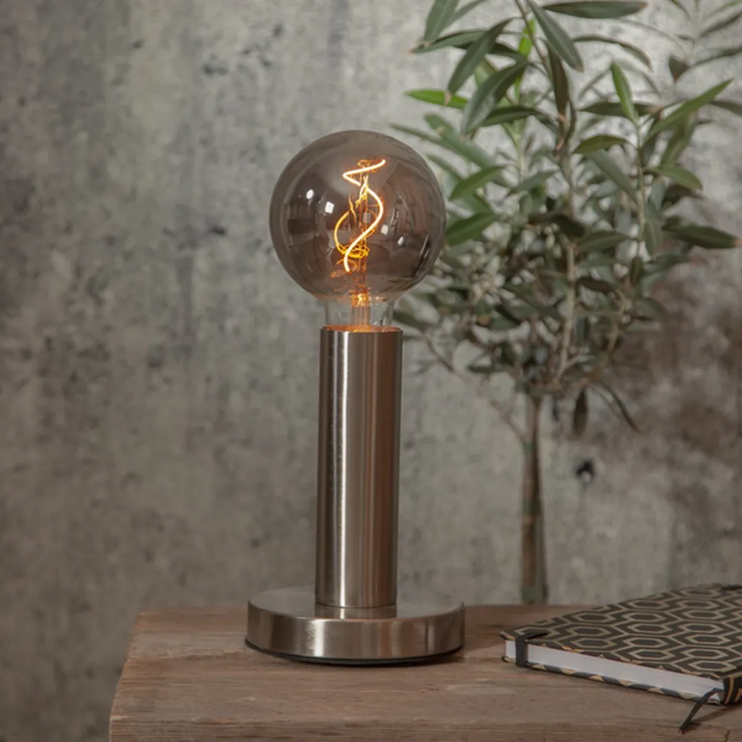 Star Trading G95 Bol E27 3W Rookglas - Super Warm Wit