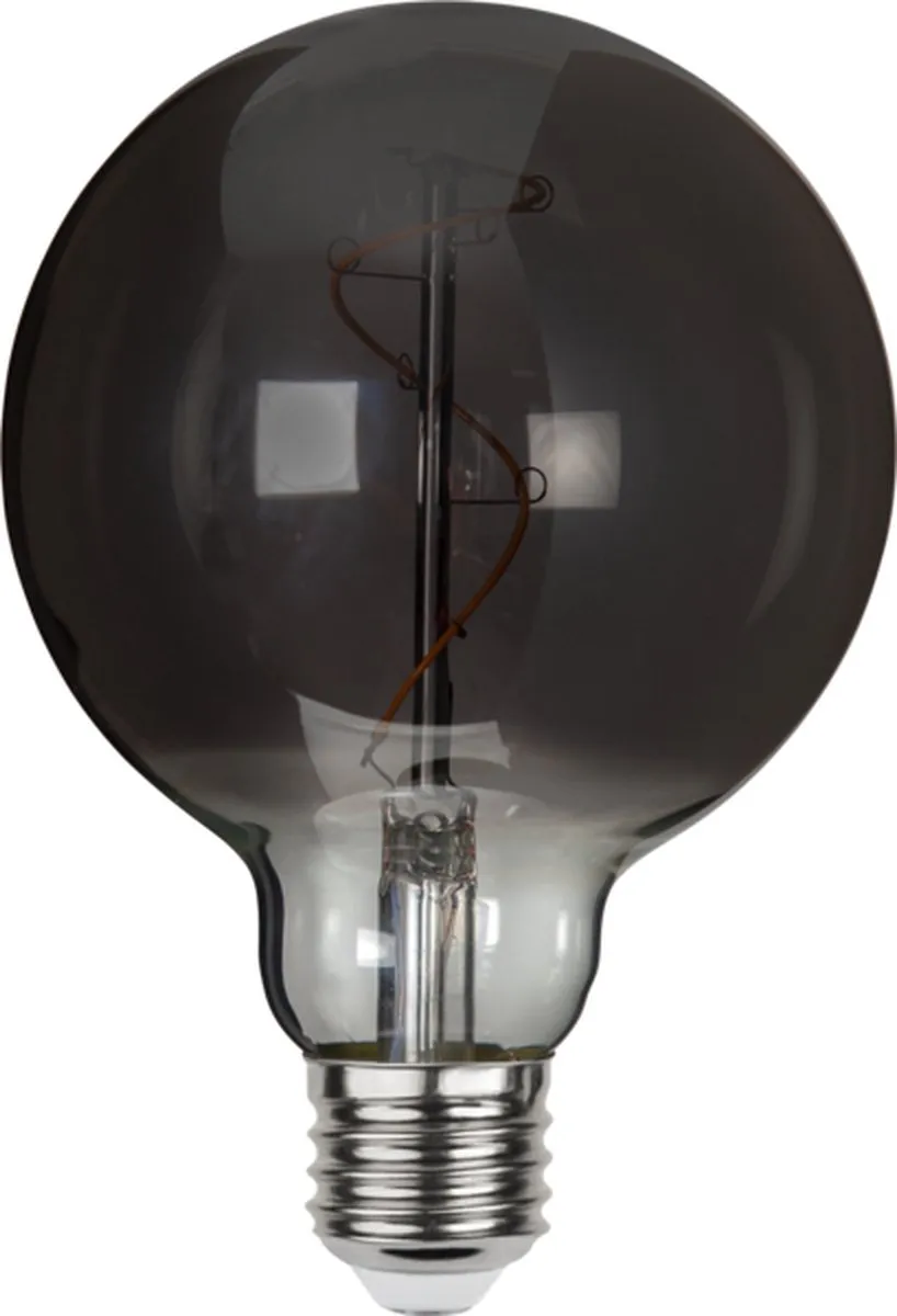 Star Trading G95 Bol E27 3W Rookglas - Super Warm Wit