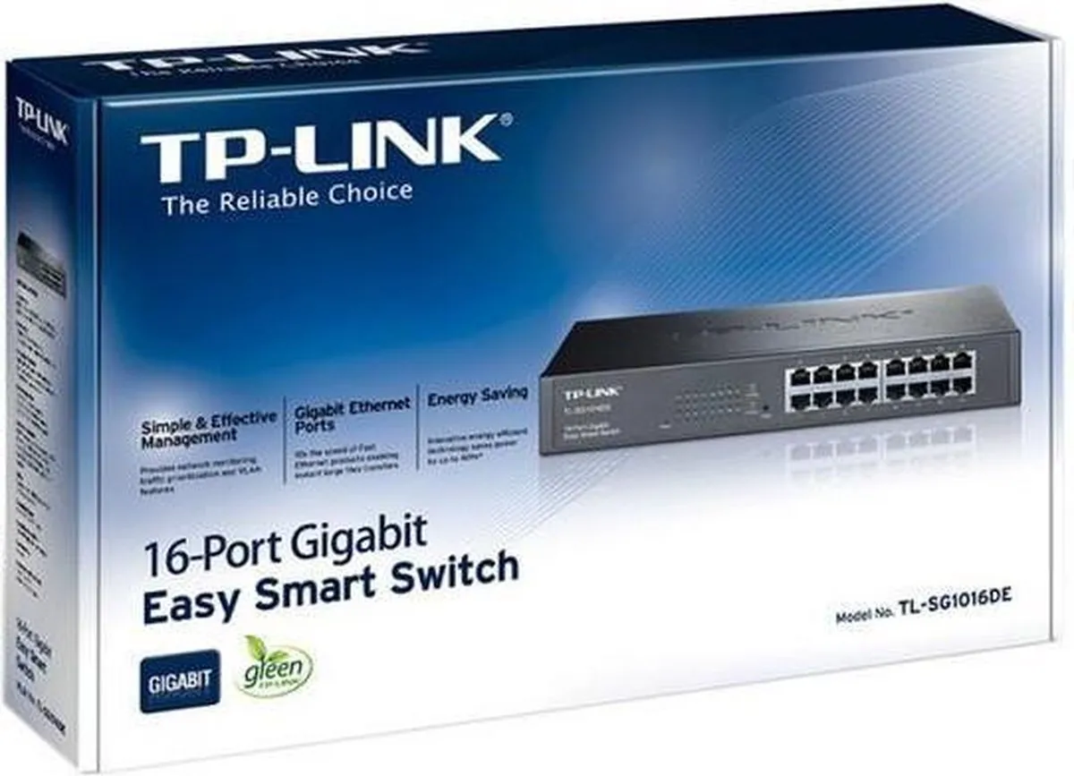 TP-Link TL-SG1016DE 16-Poort Netwerk Switch