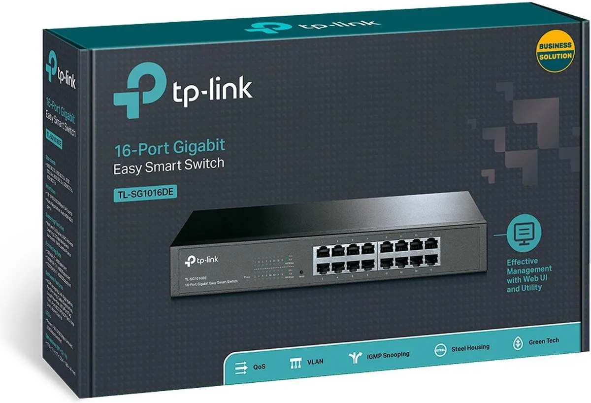 TP-Link TL-SG1016DE 16-Poort Netwerk Switch