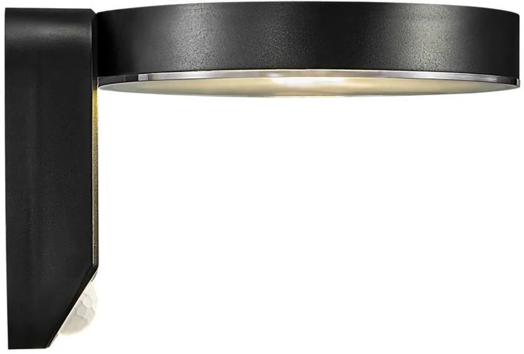 Nordlux Rica Wandlamp Solar LED - 15cm - Zwart