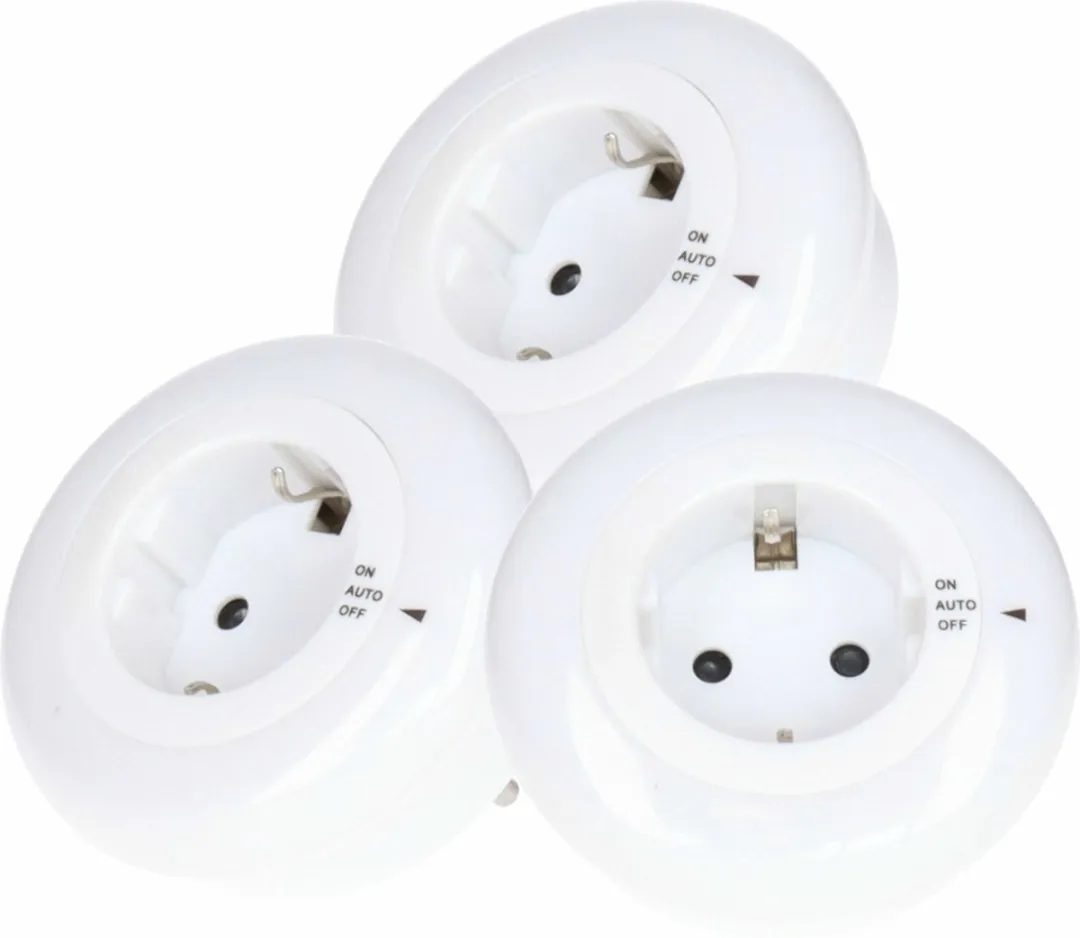 Bellatio Design LED Nachtlamp met lichtsensor
