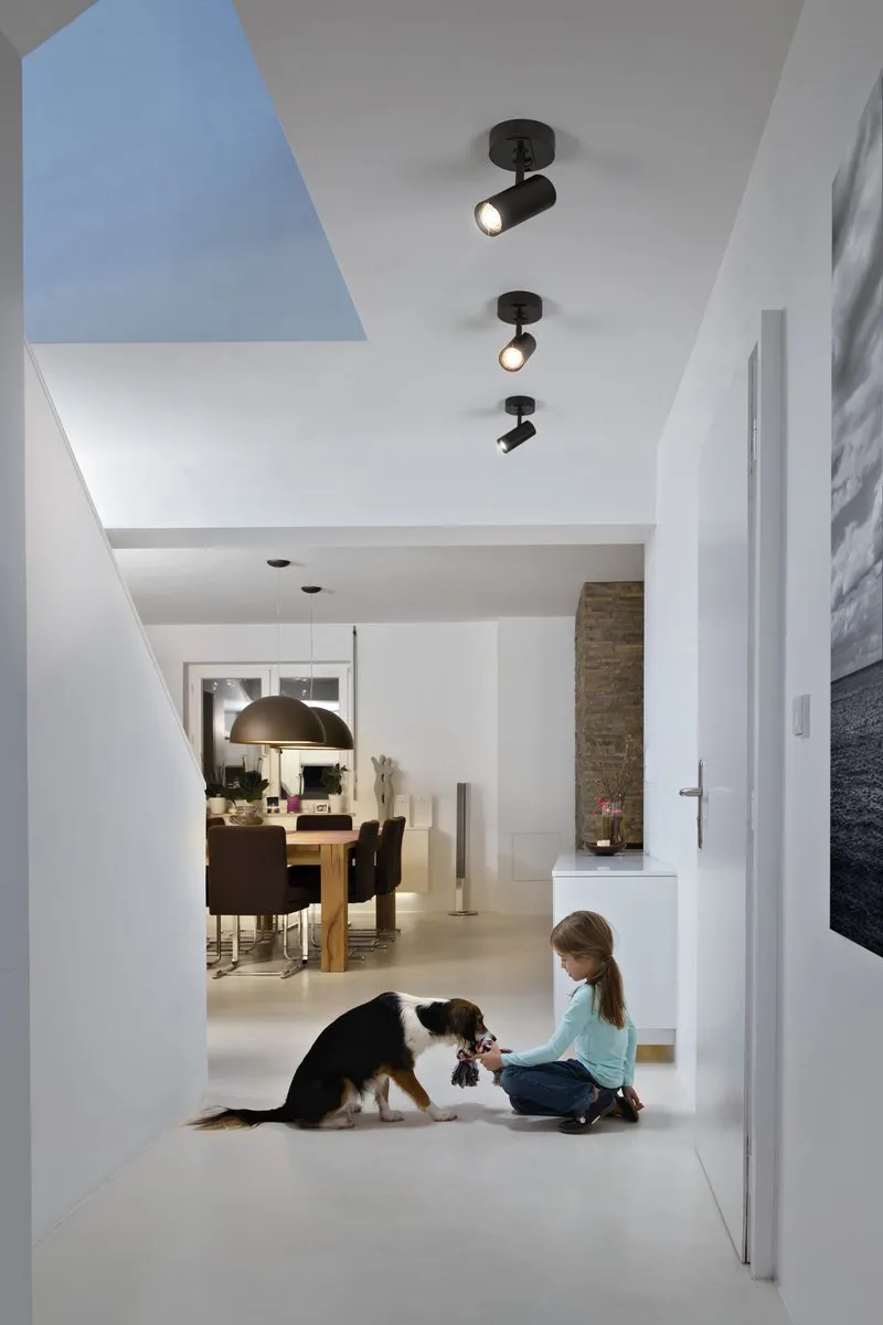 Osram Tracklight Round Basisstation - Zwart