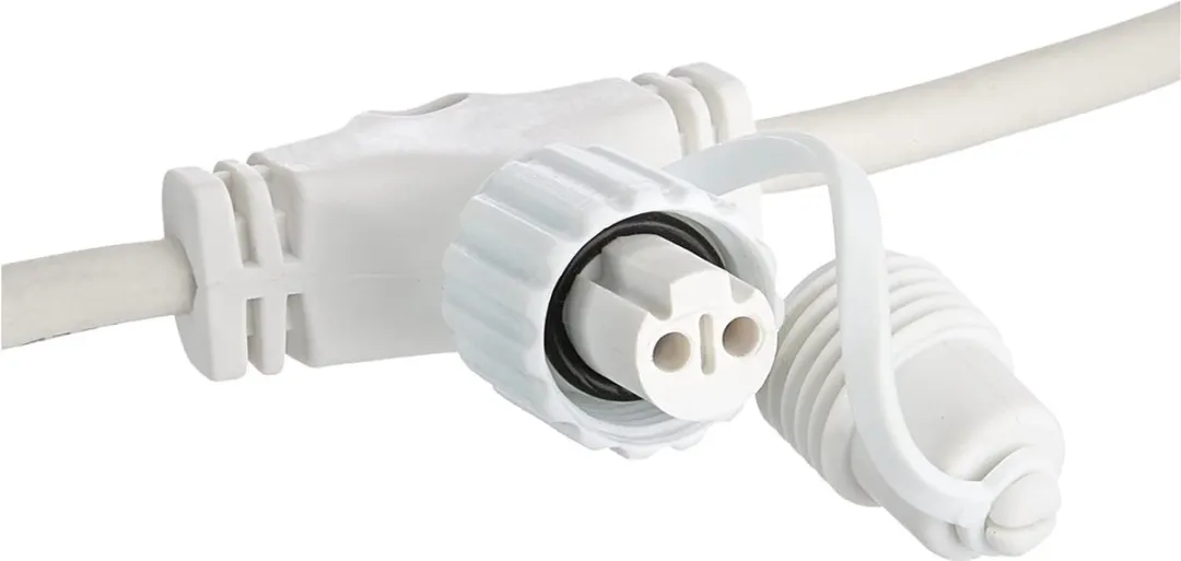 Star Trading Verdeelkabel 2m - 8 Connectoren - IP44 - Zwart