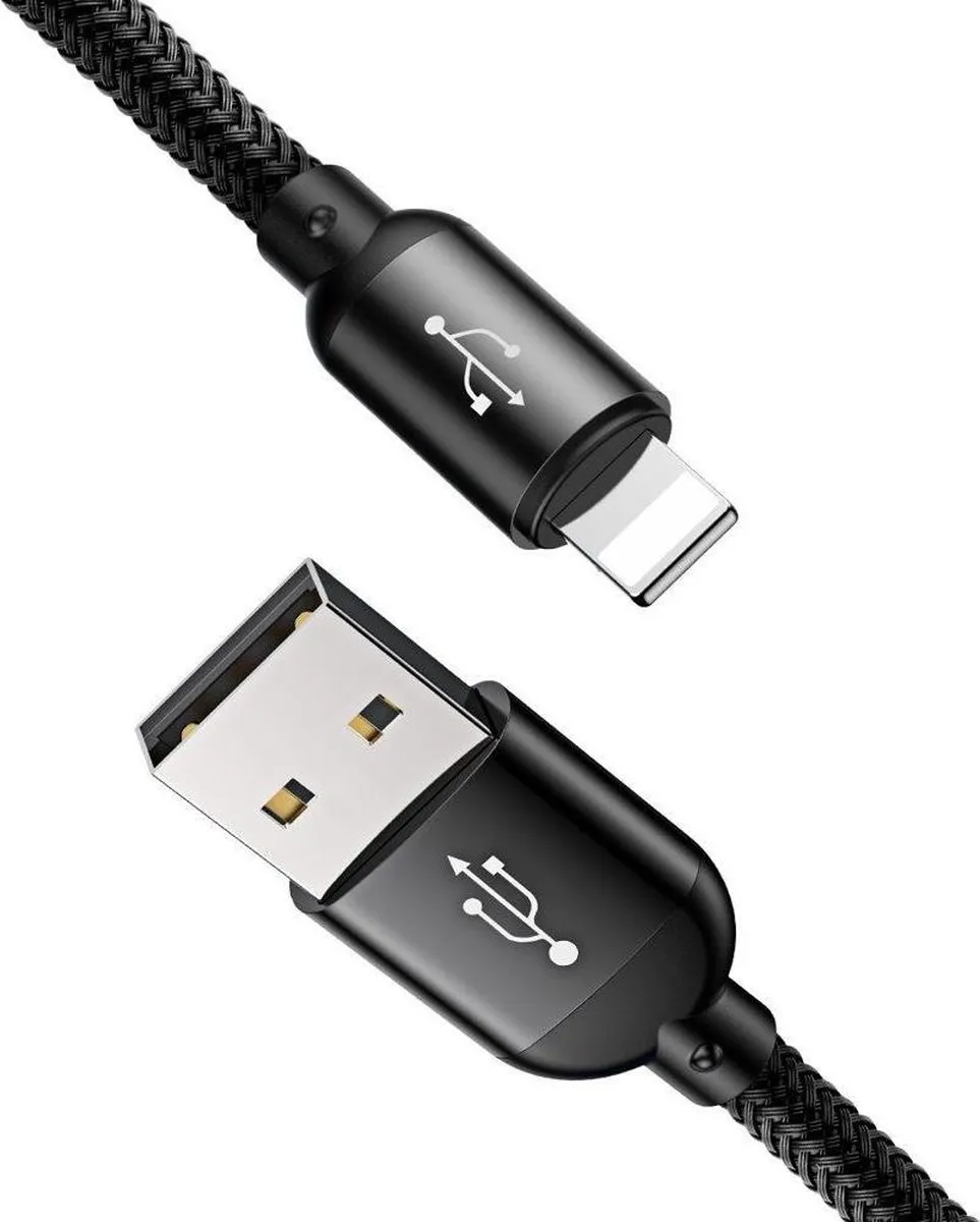 Baseus Color 3in1 USB Kabel CAMLT-BSY01 - 1.2M - Meerkleurig