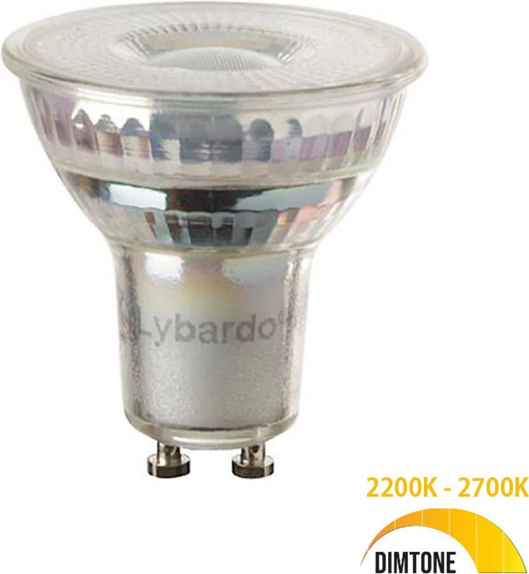 Lybardo GU10 LED Lamp 10 Stuks - 5.5W Dimbaar 2200K-2700K - afbeelding 6 van 6