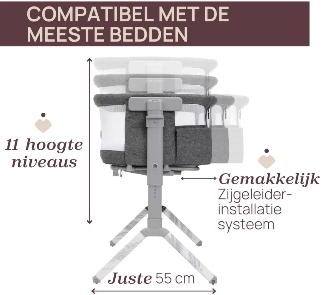 Chicco Next2Me Armonia Co-Sleeper - Grijs