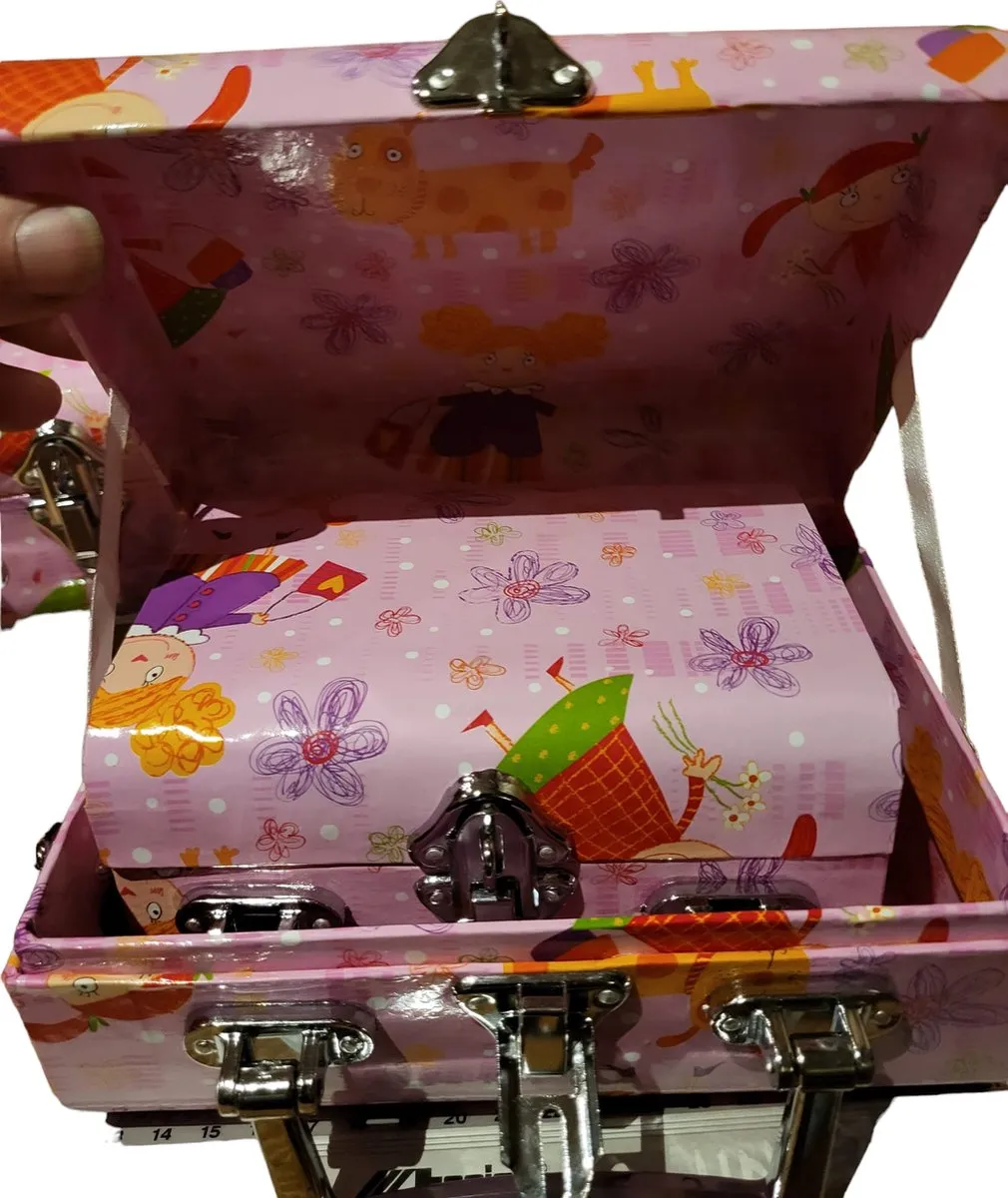 New Classic Toys 3-delige Mini Koffer Set - Roze