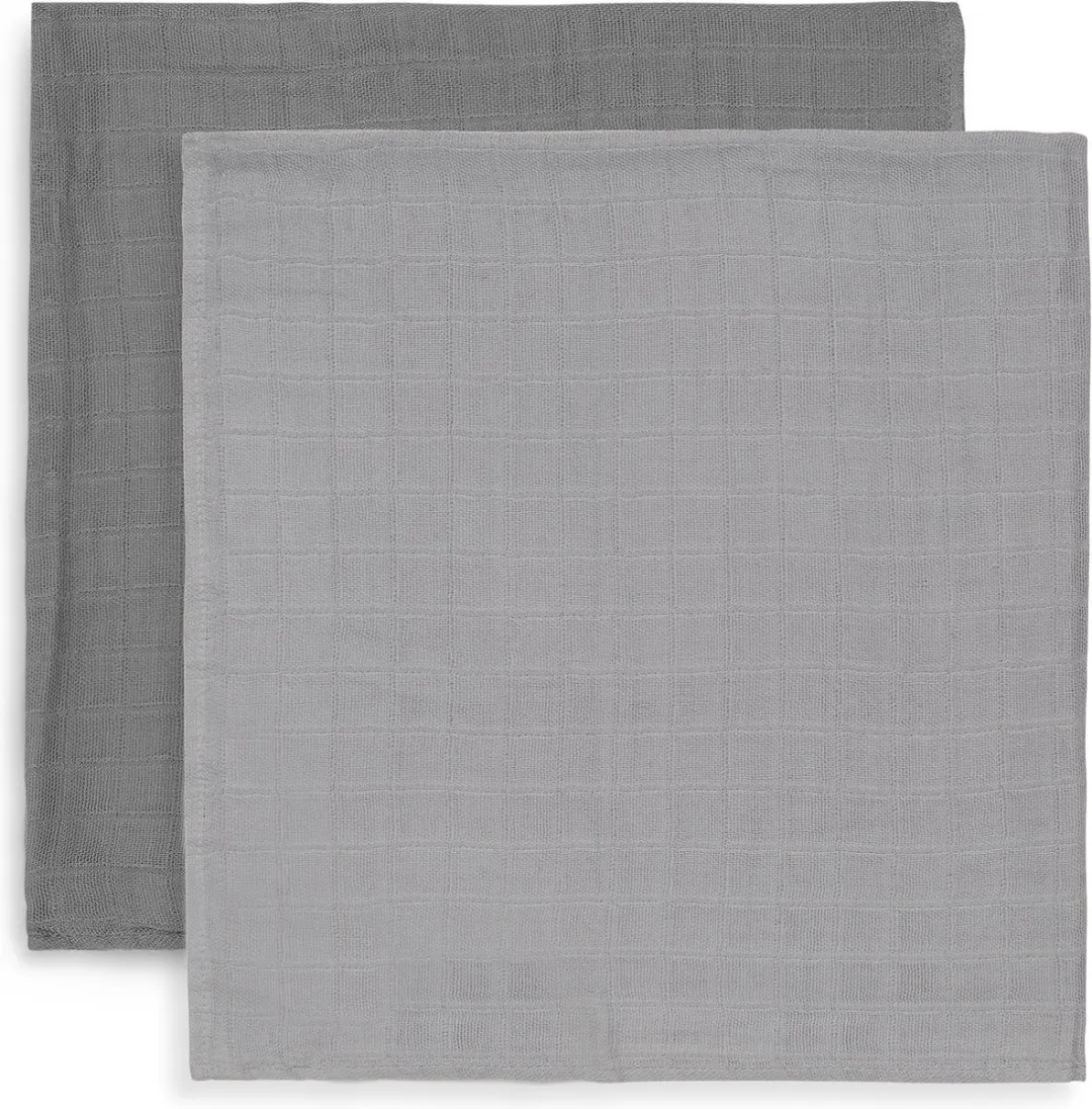 Jollein Hydrofiele Doek Large 115x115cm Storm Grey