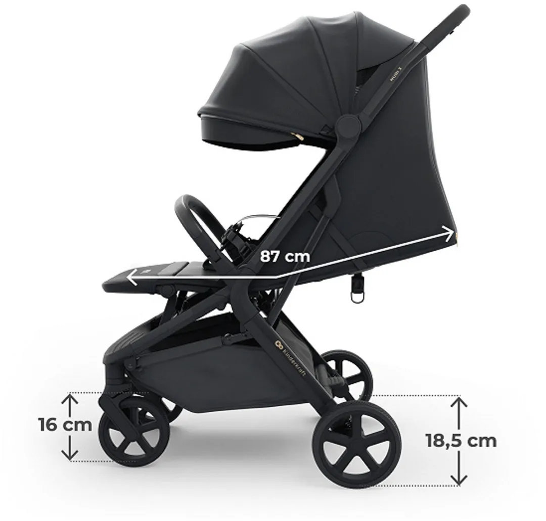 KinderKraft NUBI 3 Buggy - Zwart