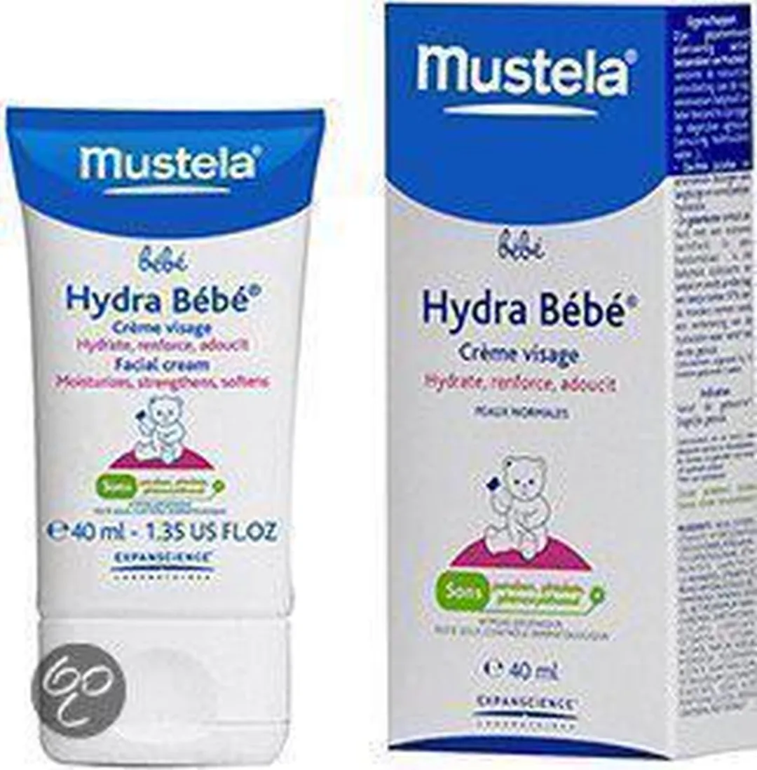 Mustela Bébé Hydra Crème Gezicht 40ml