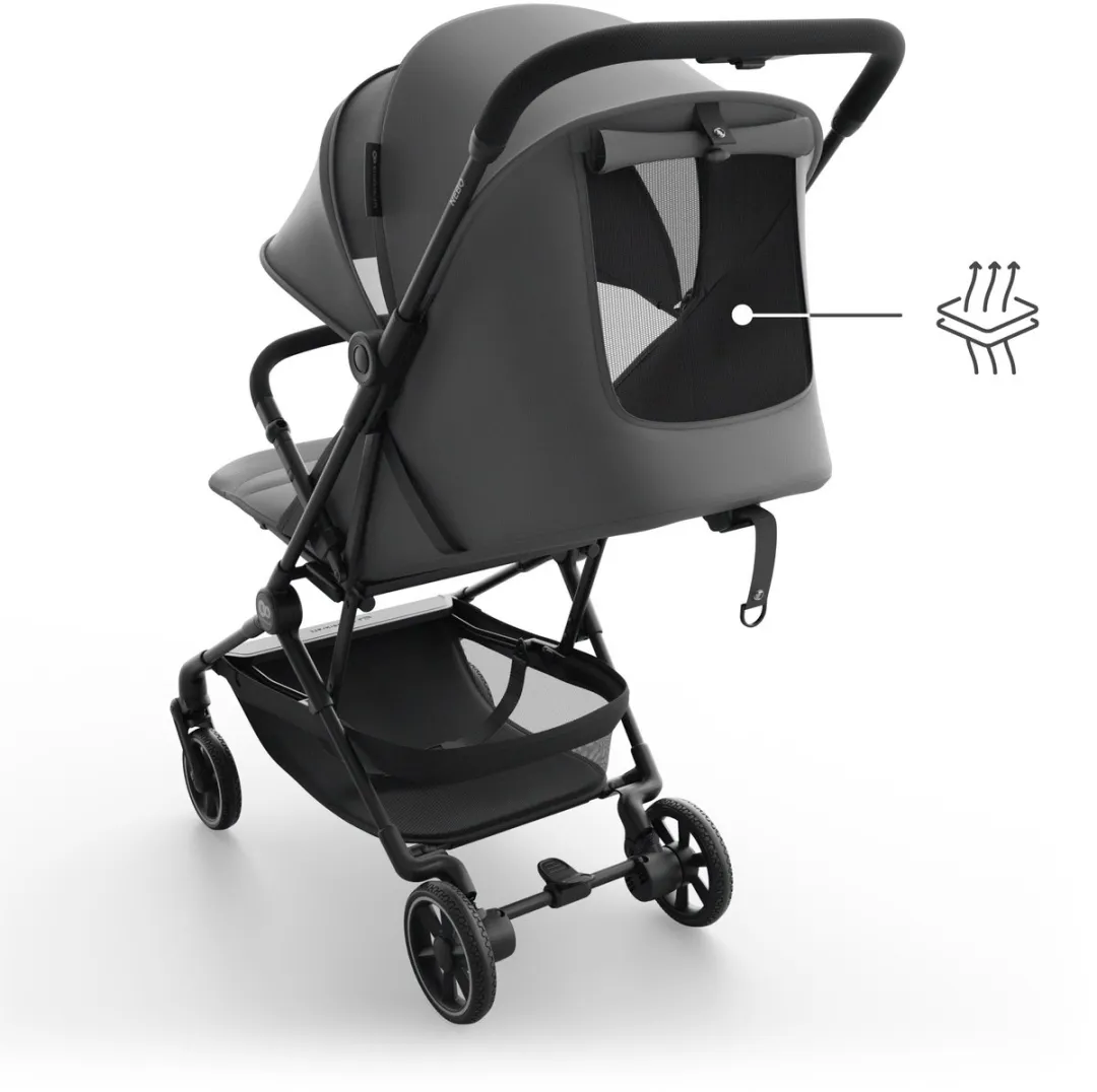 KinderKraft NEBO Buggy - Ultralicht Aluminium - Grijs