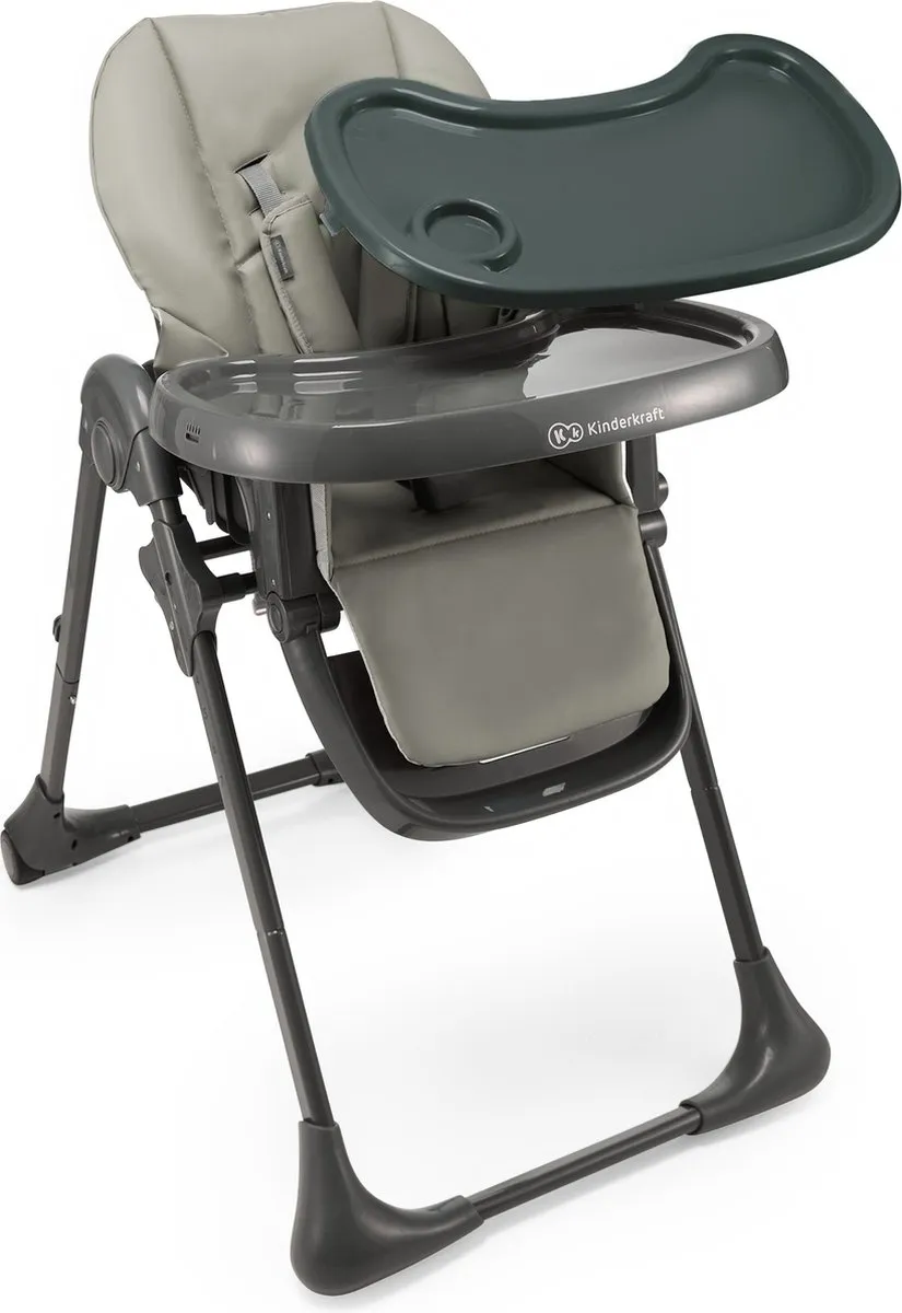 KinderKraft TUMMIE 2-in-1 Kinderstoel - Grijs