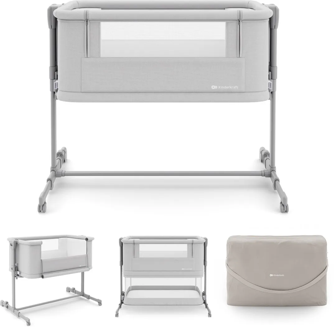 KinderKraft NESTEE GROW 2 Co-Sleeper Wieg