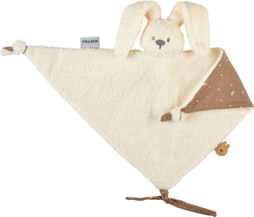 Nattou Lapidou Maxi Knuffeldoekje Konijn 65cm