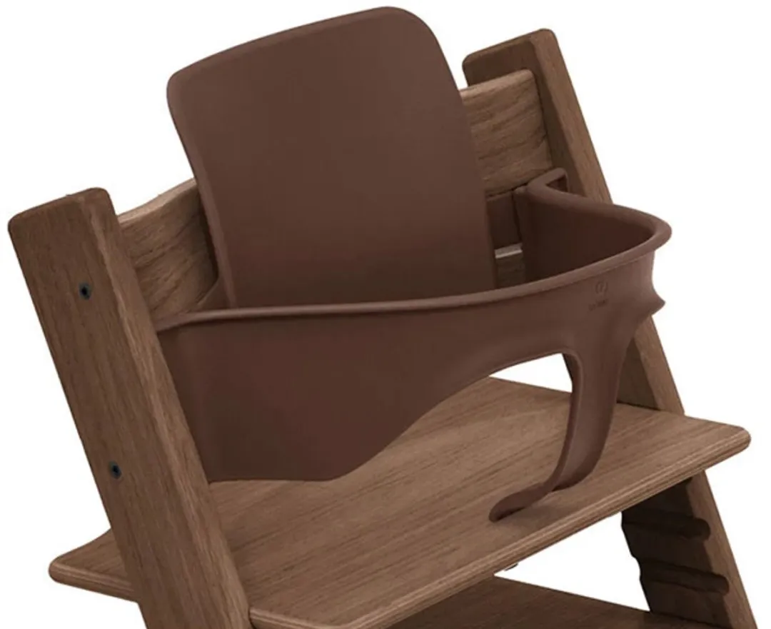 Stokke Tripp Trapp Kinderstoel Warm Brown - Babyset + Newbornset