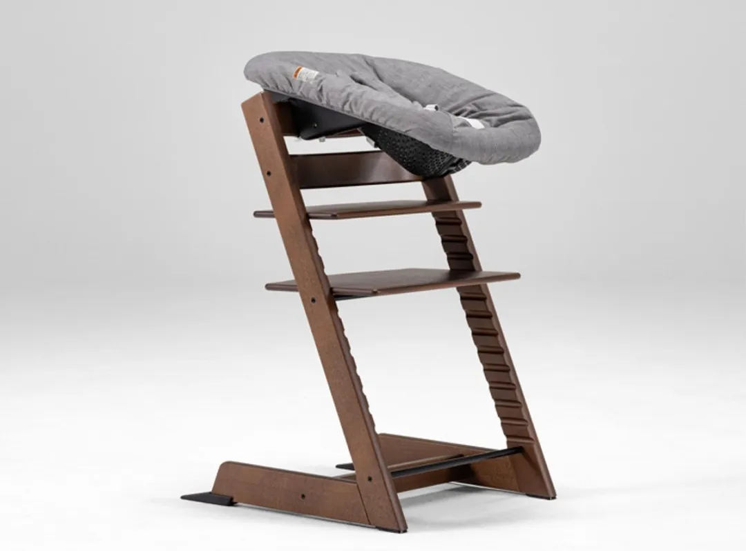 Stokke Tripp Trapp Kinderstoel Warm Brown - Babyset + Newbornset