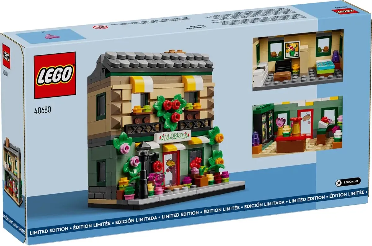 LEGO Limited Edition 40680 Bloemenwinkel - 338 Stukken - Multicolor - afbeelding 3 van 4