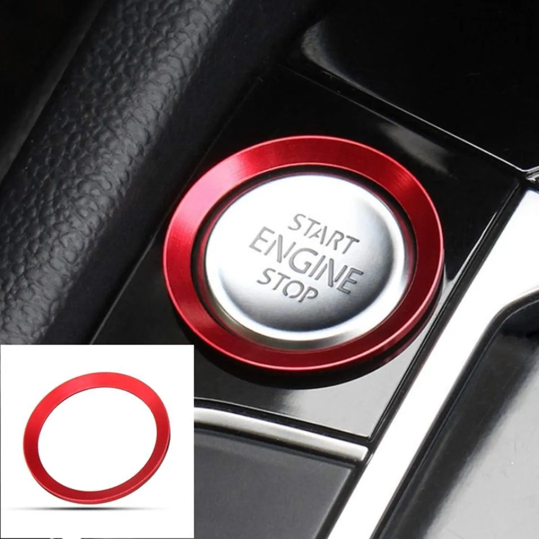 Volkswagen Golf 7 GTI Jetta CC Arteon Start-Stop Knop Cover - Rood