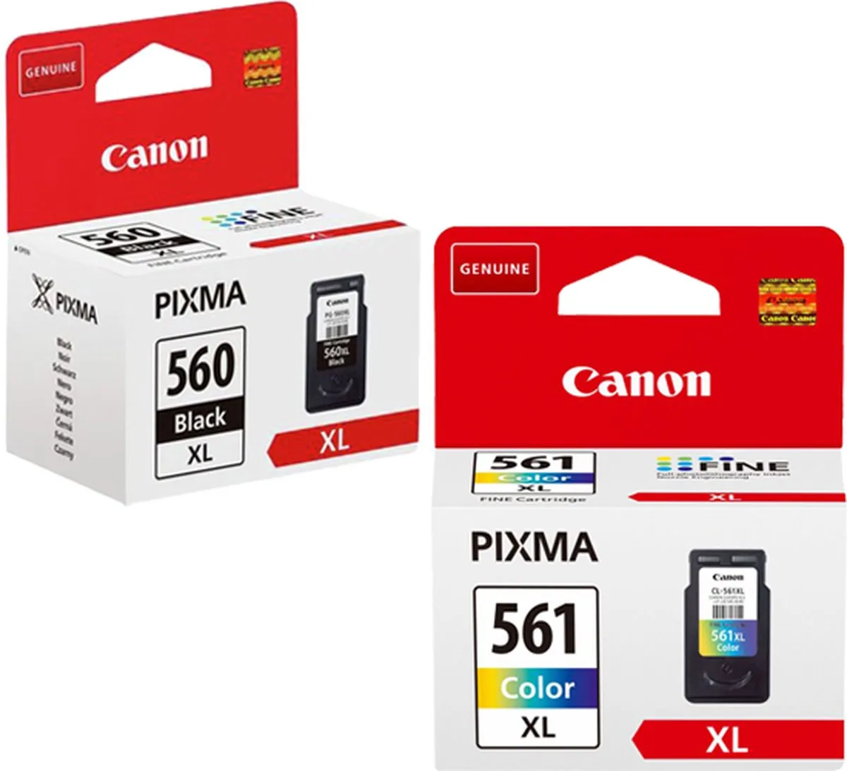 Canon PG-560XL & CL-561XL Inktcartridges