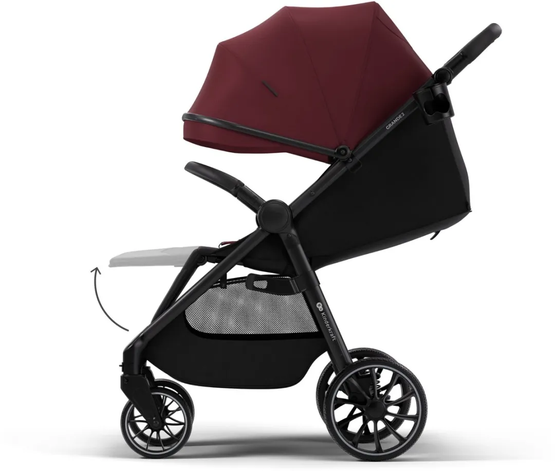 KinderKraft GRANDE 2 Buggy - Bourgogne