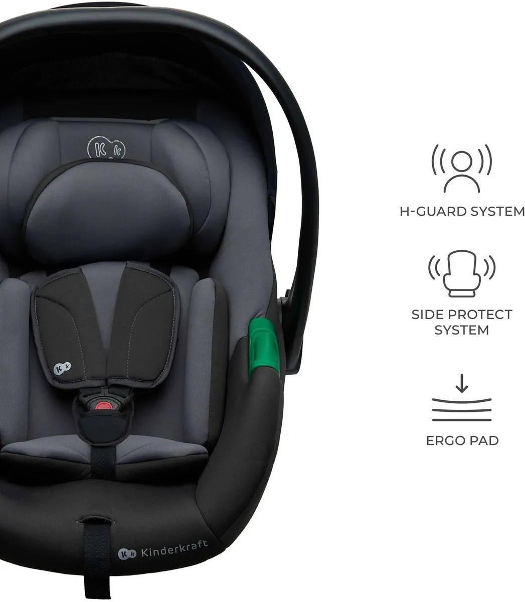 KinderKraft MINK PRO 2 i-Size Autostoel - Groep 0+ - Grijs